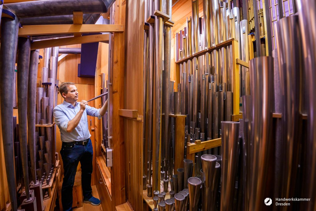 Pressetour zum Tag des Handwerks 2025, Jehmlich Orgelbau Dresden