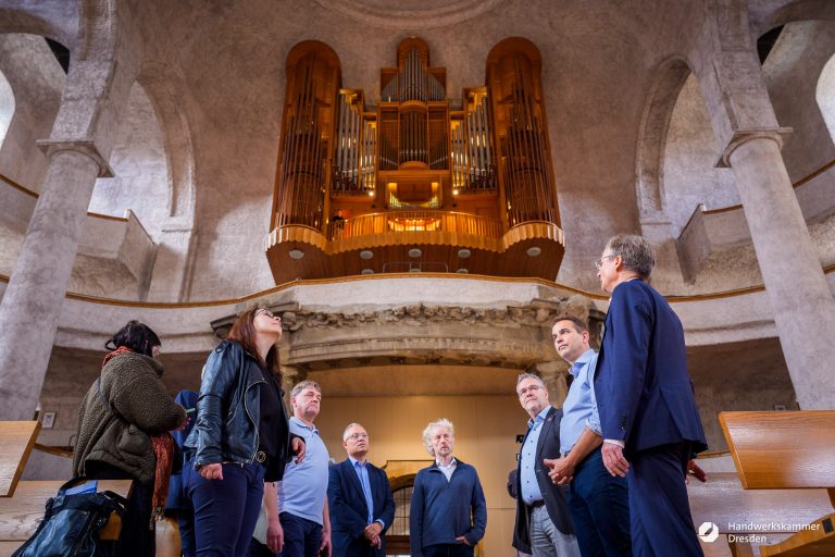 Pressetour zum Tag des Handwerks 2025, Jehmlich Orgelbau Dresden