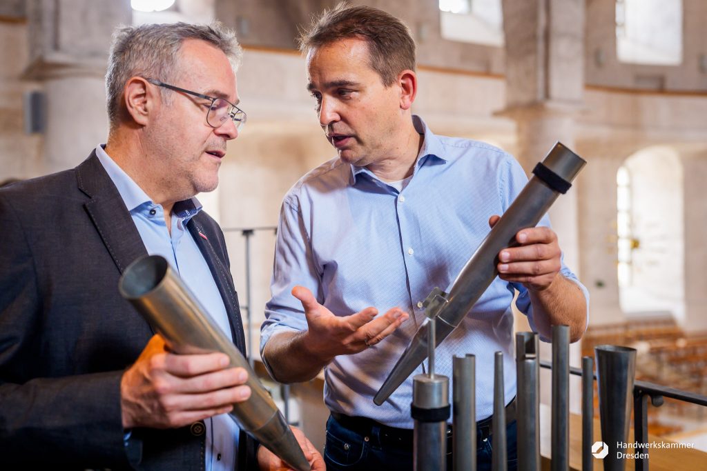 Pressetour zum Tag des Handwerks 2025, Jehmlich Orgelbau Dresden