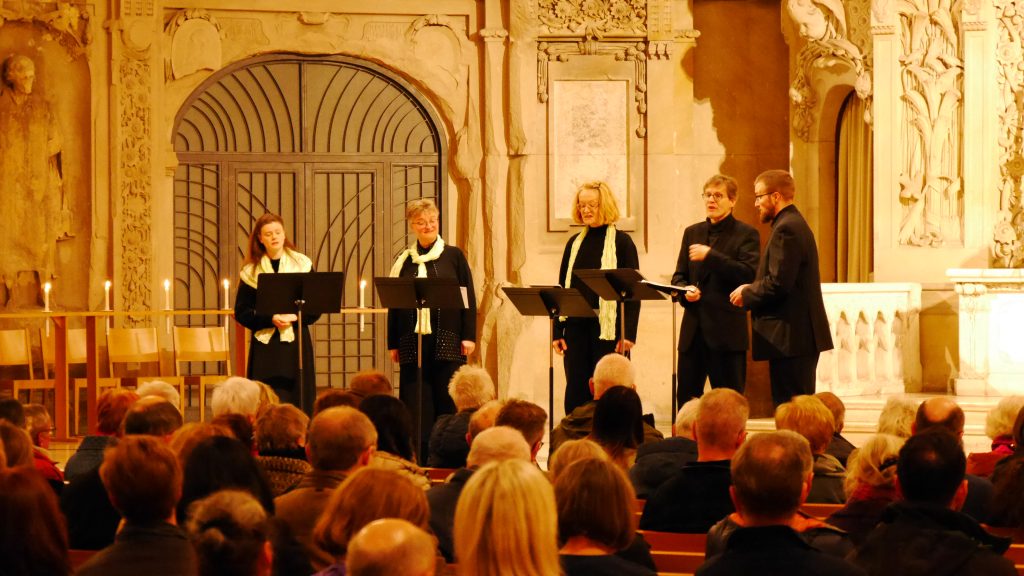 Ensemble VokalChoral in der Vesper der Kreuzkirche Dresden