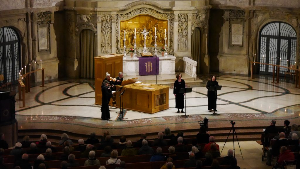 Ensemble Compagne d'Oiseaux in der Vesper der Kreuzkirche Dresden