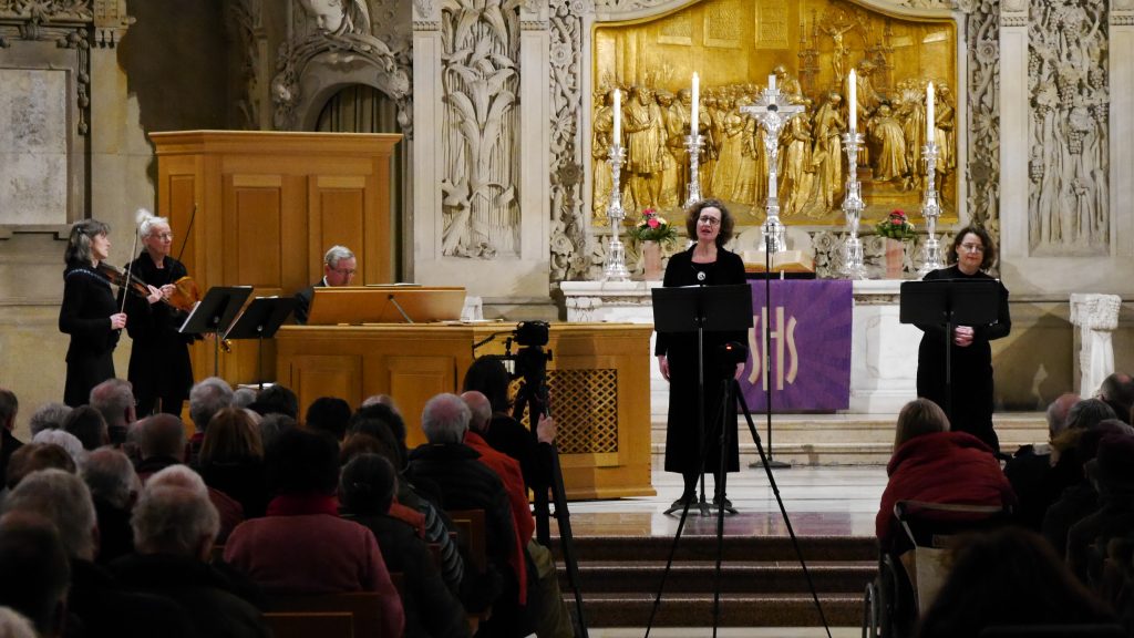 Ensemble Compagne d'Oiseaux in der Vesper der Kreuzkirche Dresden