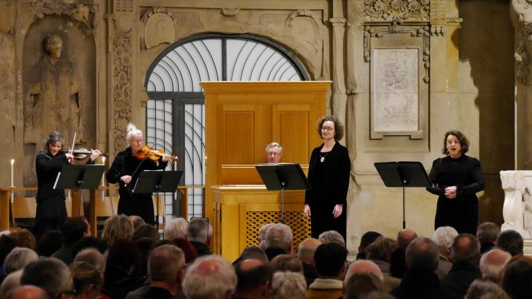 Ensemble Compagne d'Oiseaux in der Vesper der Kreuzkirche Dresden